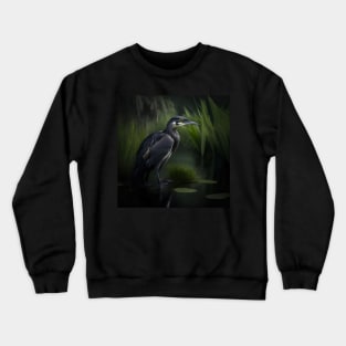 Straited Heron Crewneck Sweatshirt